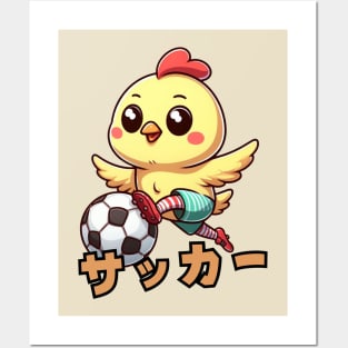 Chicken Football player Posters and Art